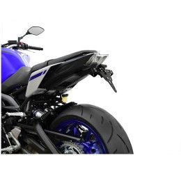 KIT Portatarga PRO Ibex Zieger per Yamaha MT-09 17-20 regolabile con Lucetarga LED + Catadiottro