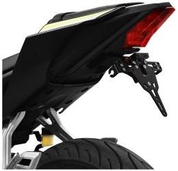KIT Portatarga PRO Ibex Zieger per Yamaha YZF 125 R 19-21 regolabile con Lucetarga LED + Catadiottro