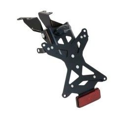 KIT Portatarga Racingbike per Yamaha MT-09 13-16 regolabile con Lucetarga LED + Catadiottro