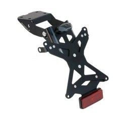 KIT Portatarga Racingbike per Yamaha XJ6 Diversion F 10-15 regolabile con Lucetarga LED + Catadiottro