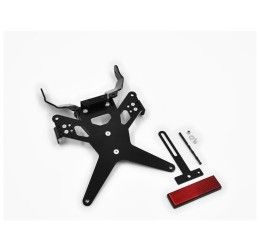 KIT Portatarga X-Line Ibex Zieger per Aprilia RS 125 08-12 regolabile con Lucetarga LED + Catadiottro
