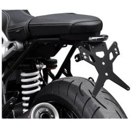 KIT Portatarga X-Line Ibex Zieger per BMW R nine T Scrambler 16-23 regolabile con faro stop e posizione posteriore led + Catadiottro
