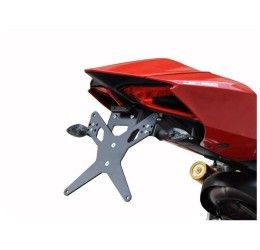 KIT Portatarga X-Line Ibex Zieger per Ducati 1199 Panigale Superleggera 12-15 regolabile con Lucetarga LED + Catadiottro