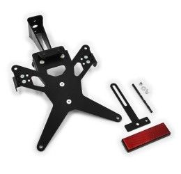 KIT Portatarga X-Line Ibex Zieger per Ducati 848 EVO 11-13 regolabile con Lucetarga LED + Catadiottro