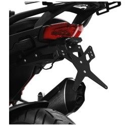 KIT Portatarga X-Line Ibex Zieger per Ducati Multistrada V4 21-25 regolabile con Lucetarga LED + Catadiottro (NON COMPATIBILE con la versione con RADAR)