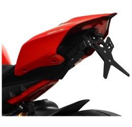 KIT Portatarga X-Line Ibex Zieger per Ducati Panigale V4 18-22 regolabile con Lucetarga LED + Catadiottro