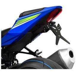 KIT Portatarga X-Line Ibex Zieger per Suzuki GSX-R 1000 17-20 regolabile con Lucetarga LED + Catadiottro
