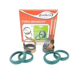 Kit revisione forcella completo SKF-INNTECK heavy duty per Honda CRF 450 R 02-08 con forcella SHOWA 47mm (kit per entrambi gli steli con paraolio doppiolabbro)