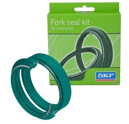 Kit paraolio e parapolvere forcella SKF per Honda CRF 450 R 02-08 heavy duty doppiolabbro VERDI per forcella SHOWA 47mm (kit per 1 stelo)