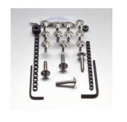 Kit viteria Carena in ACCIAIO INOX Pro-Bolt per Suzuki SV 650 S 99-02 - 15 viti