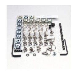 Kit viteria Carena in ACCIAIO INOX Pro-Bolt per Yamaha R1 07-08 con ganci rapidi