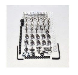 Kit viteria Carena in ACCIAIO INOX Pro-Bolt per Yamaha R1 09-14 con ganci rapidi