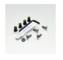 Kit viti Cupolino TITANIO Pro-Bolt per Honda XL 650 V Transalp 00-07 - 4 viti + dado elastico