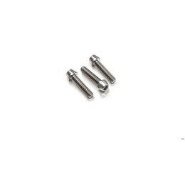 Kit viti piastra superiore forcella M8x25 (3 pz) Titanio CNC Racing per Ducati Scrambler 800 Cafe Racer 17-21