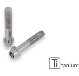 Kit viti pinza freno anteriore M10x1.25x60 (2 pz) Titanio CNC Racing per Aprilia Tuono V4 1100 Factory 17-19