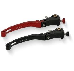 Leva freno snodata ribaltabile CNC Racing modello RACE per Aprilia Tuono V4 1100 RR 17-20