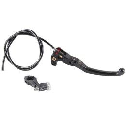 Leva freno snodata ribaltabile Lightech Profilo J con Remote control per pompe radiali Brembo con interasse 16x18/19x18 LEVS502J