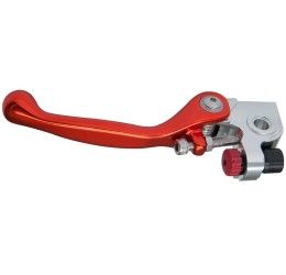 Leva frizione snodata antirottura Innteck per TM MX 125 16-24 colore arancione