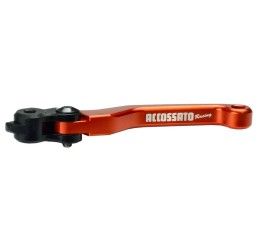 Leva frizione snodata antirottura CNC Accossato per GasGas EC 300 18-19 colore arancione