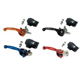 Leva frizione snodata antirottura Racetech per KTM 85 SX 13-23 R-LEV51085BAR - Colore Arancione - Per moto con Pompa FORMULA