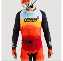 Maglia cross enduro Leatt 4.5 Lite colore bianco