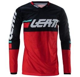 Maglia cross enduro Leatt 4.5 X-Flow colore rosso