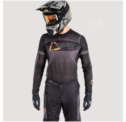 Maglia cross enduro Leatt 5.5 UltraWeld colore grigio