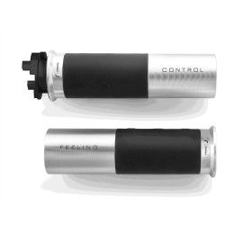 Manopole Icon Ride by Wire (Ø 22 mm) Rizoma per Yamaha MT-10 22-25 colore Silver