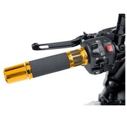 Manopole Puig modello hi-tech racing colore oro - cod. 8188o - lunghezza: 123 mm.