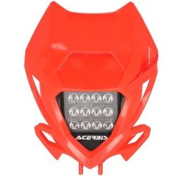 Mascherina con faro a led Acerbis VSL per Beta RR 125 Racing 20-24 colore rosso