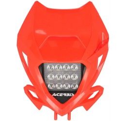 Mascherina con faro a led Acerbis VSL per Beta RR 200 Racing 2T 20-24 colore rosso