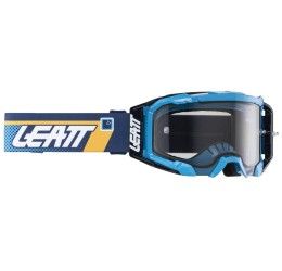 Occhiali Off-Road Leatt Velocity 5.5 colore blu - lente colorata