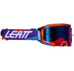 Occhiali Off-Road Leatt Velocity 5.5 modello Iriz colore multicolor - lente iridescente