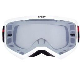 Occhiali Off-Road Red Bull Spect Evan Bianco Montatura/Lente: Bianco/Fumo con Riflesso Argento