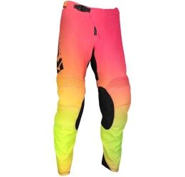 Pantaloni cross enduro Acerbis MX TRACK STABI FUCSIA/GIALLO FLUO