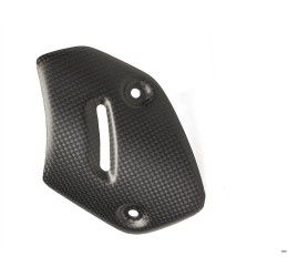 Paracalore silenziatore scarico carbonio opaco CNC Racing per Ducati X-Diavel 1262 16-22