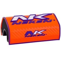 Paracolpi Neken 3D Oversize a mattoncino per manubrio da 28mm Arancione Fluo