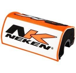 Paracolpi Neken Oversize a mattoncino per manubrio da 28mm Arancione Fluo-Bianco