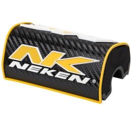 Paracolpi Neken Oversize a mattoncino per manubrio da 28mm Nero-Giallo