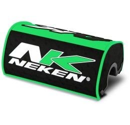 Paracolpi Neken Oversize a mattoncino per manubrio da 28mm Nero-Verde