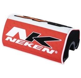 Paracolpi Neken Oversize a mattoncino per manubrio da 28mm Rosso-Bianco