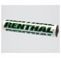 Paracolpi Renthal Bar Pads SX per manubrio con traversino bianco-verde