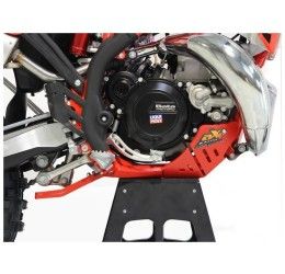 Paramotore ENDURO AXP Racing Xtrem in PEHD 8mm rosso con protezione link per Beta Xtrainer 300 23-25