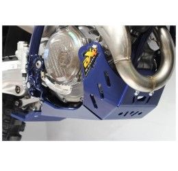 Paramotore ENDURO AXP Racing Xtrem in PEHD 8mm blu con protezione link per Husqvarna FE 450 2024