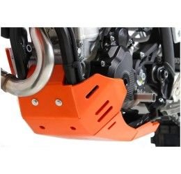 Paramotore ENDURO AXP Racing Xtrem in PEHD 8mm arancione con protezione link per KTM 250 EXC-F 2024