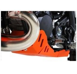 Paramotore ENDURO AXP Racing Xtrem in PEHD 8mm arancione con protezione link per KTM 250 EXC TBI 2024