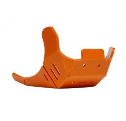 Paramotore ENDURO AXP Racing Xtrem in PEHD 8mm arancione con protezione link per KTM 450 EXC 24-25