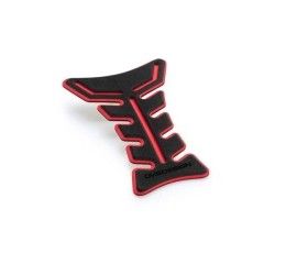 Paraserbatoio Puig modello grasp rosso - protegge la moto da graffi e raggi uv-dimensioni: 200x130 mm