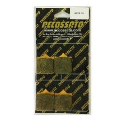 Pastiglie freno anteriori Accossato per Benelli Leoncino 500 18-19 - Mescola EV1 Extreme Racing AGPA112EV1