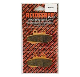 Pastiglie freno anteriori Accossato per Beta RR 50 Supermotard 02-03 - Mescola OR organica AGPA70OR